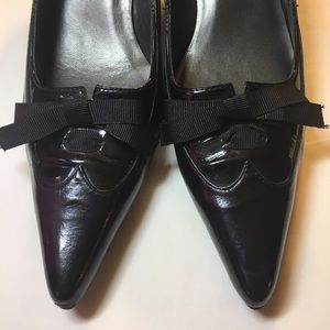 Black Patent Leather Stuart Weitzman 2” Heels sz7